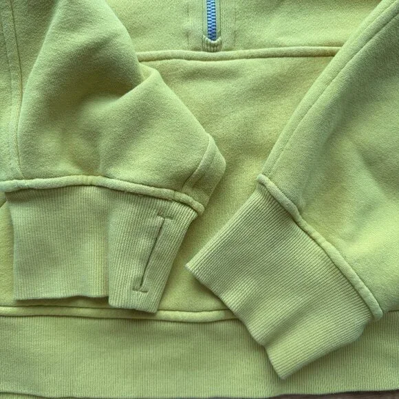 Lululemon Scuba Oversized Funnel-Neck Half-Zip in Soleil Yellow - Picture 3 of 5